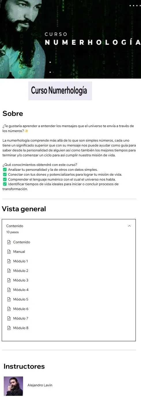 Curso Numerhologia Holoacademia