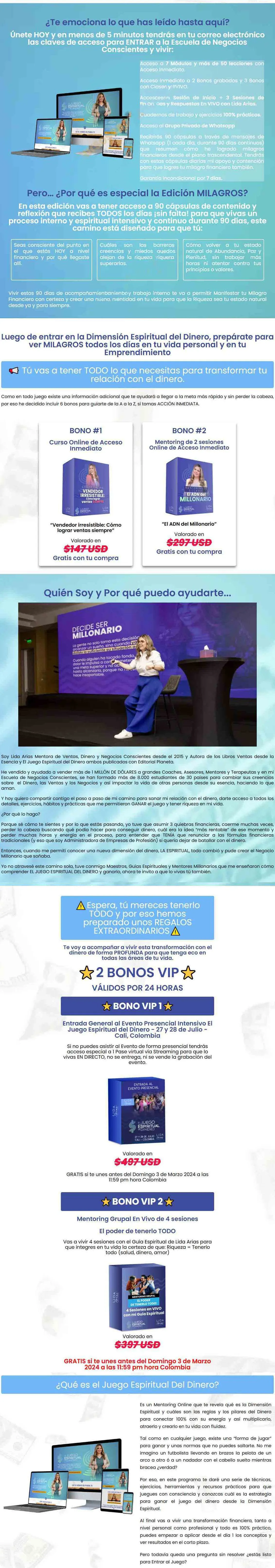 El Juego Espiritual del Dinero Lida Arias 2