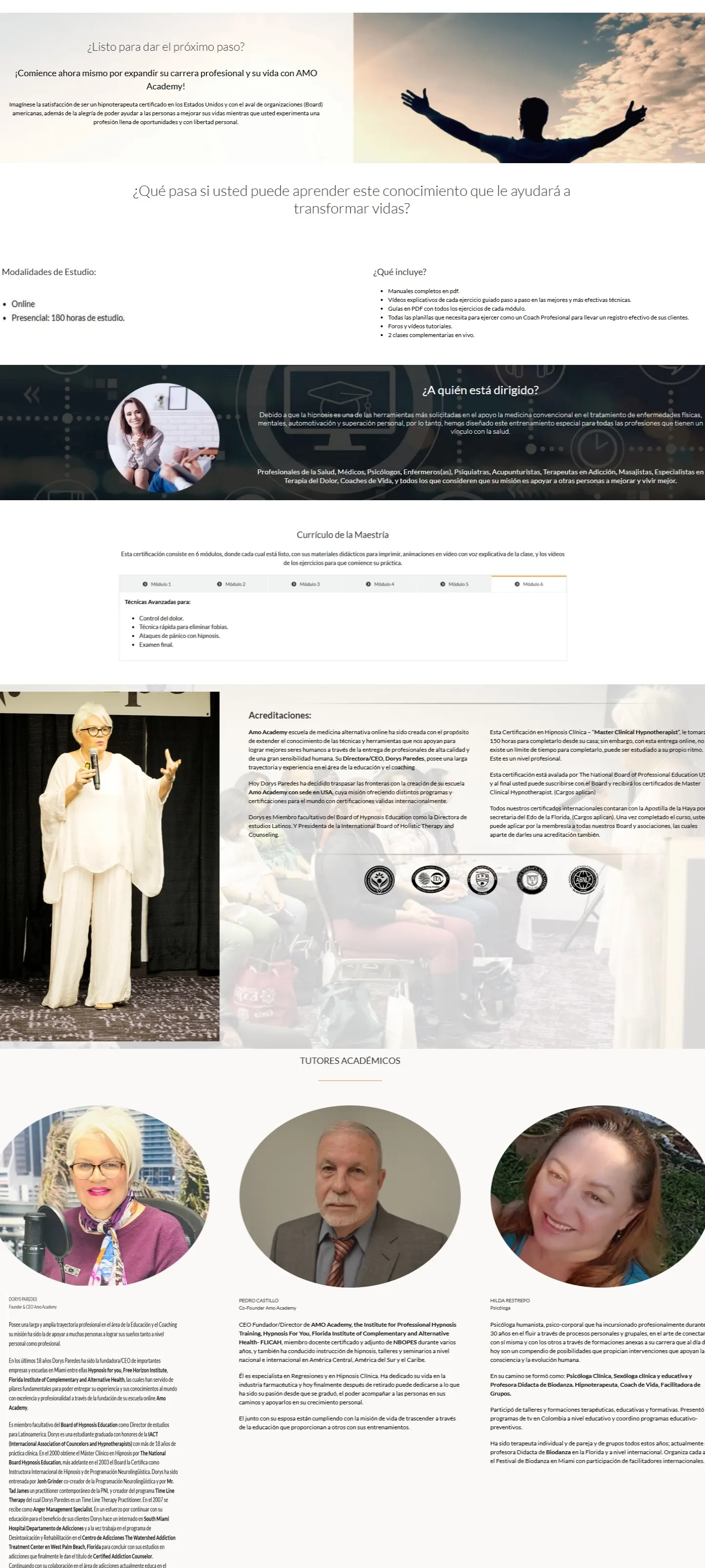 Hipnosis Clinica AMO Academy 2