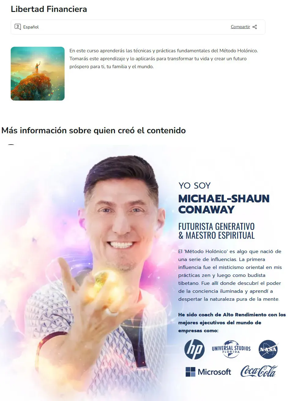 Libertad Financiera Michael Shaun Conaway