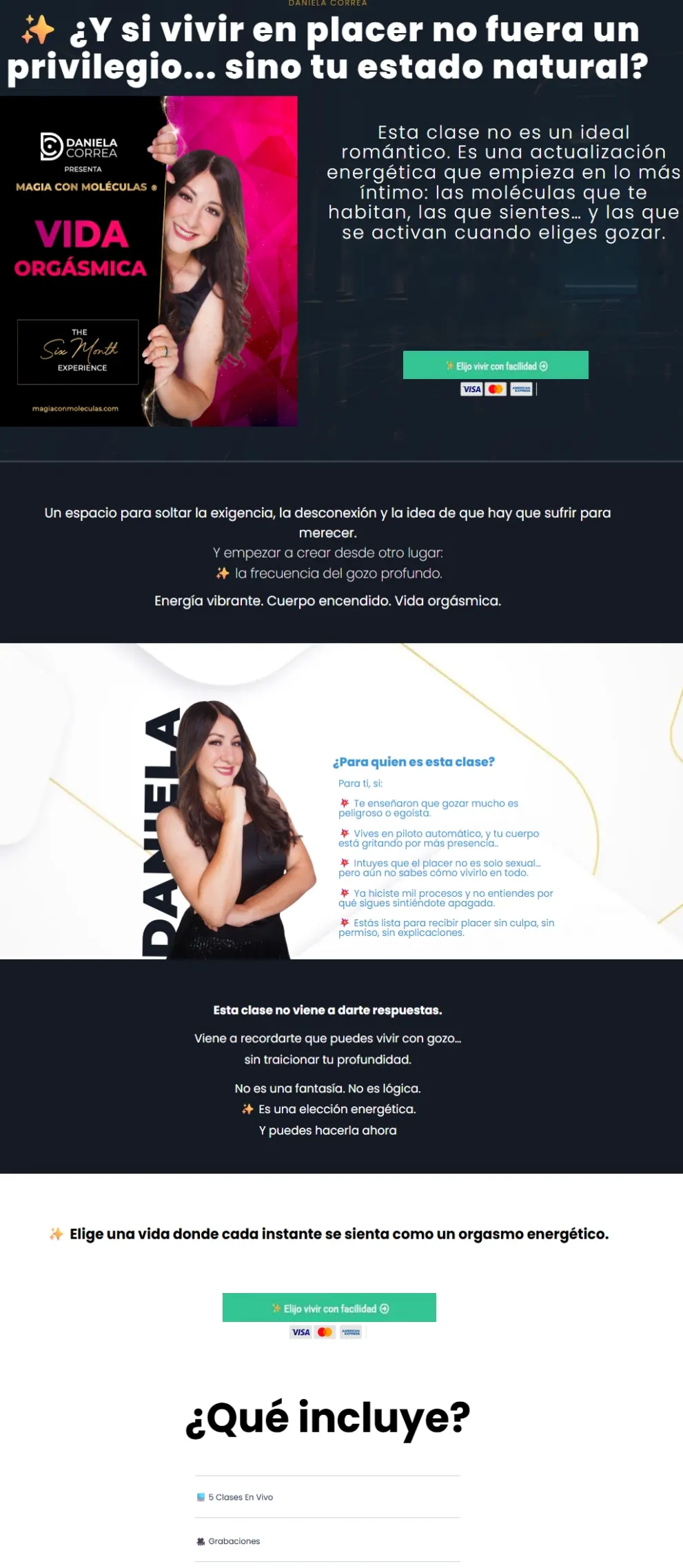 Magia con Moleculas Vivir con Facilidad Daniela Correa z
