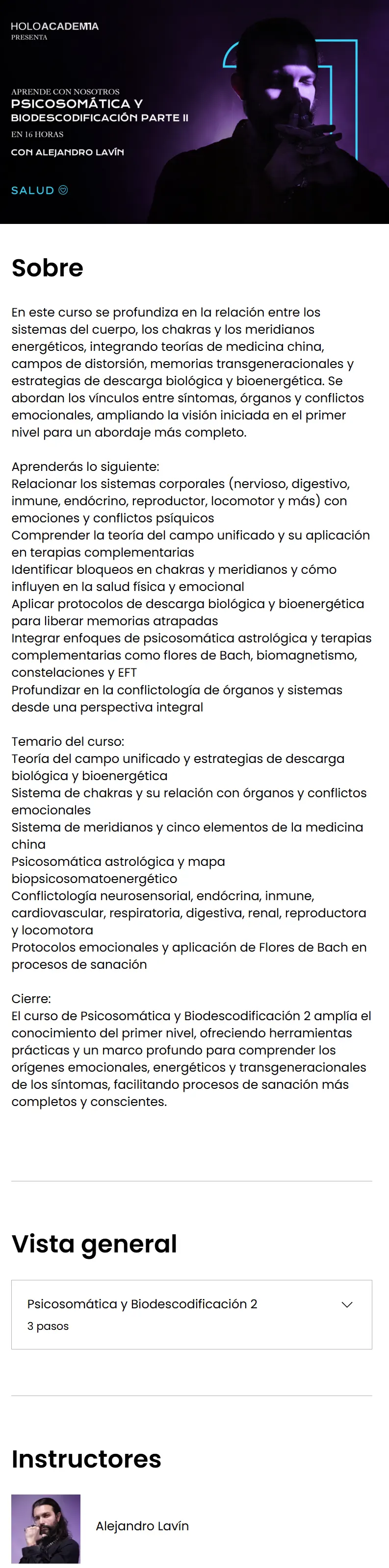 Psicosomatica y Biodescodificacion Parte 2 Holoacademia