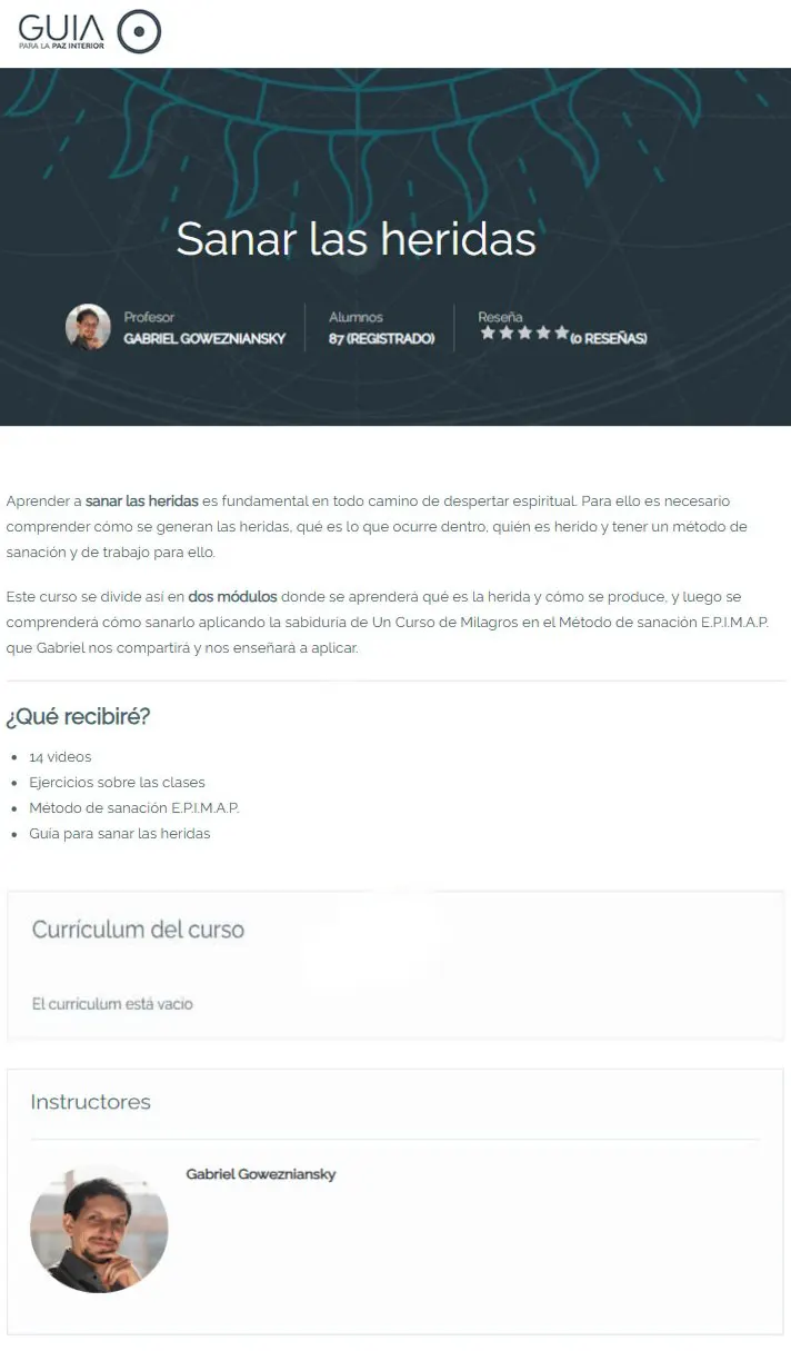 Sanar las heridas Gabriel Gowezniansky