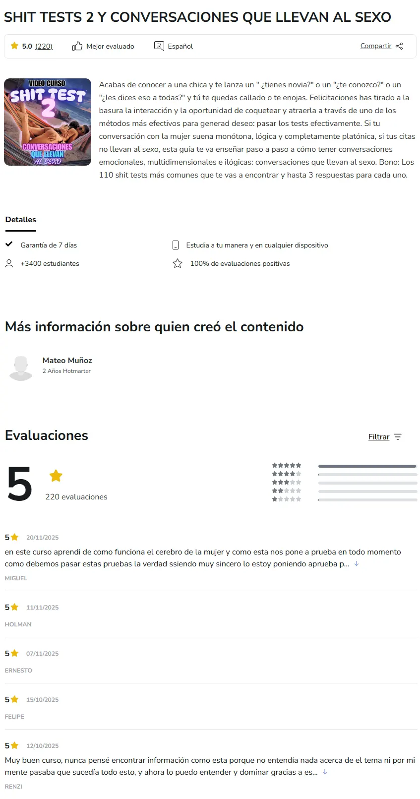 Shit Tests 2 y conversaciones que llevan al sexo Mateo Munoz Z