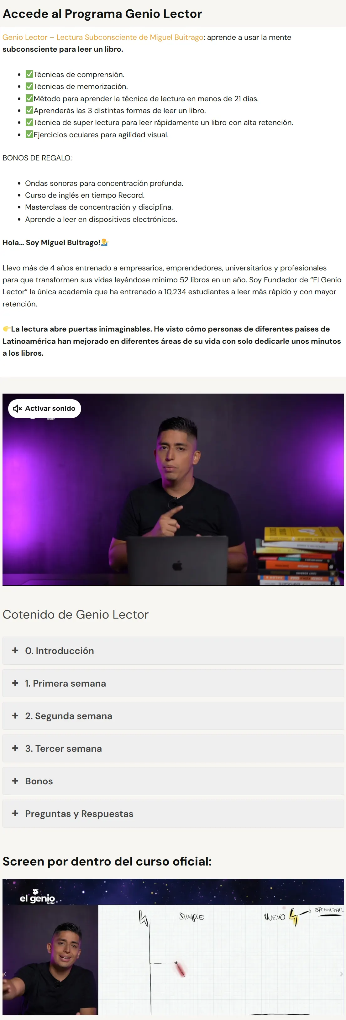 Genio Lector Lectura Subconsciente Miguel Buitrago z