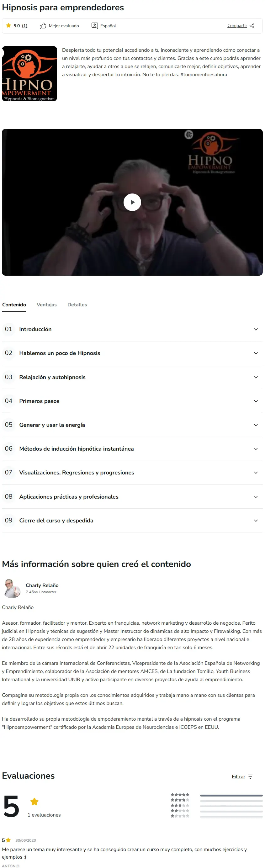 Hipnosis Para Emprendedores Charly Relano z