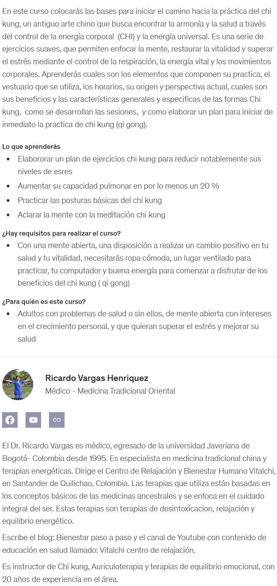 Las Bases del Chi kung Qi gong Ricardo Vargas Henriquez z