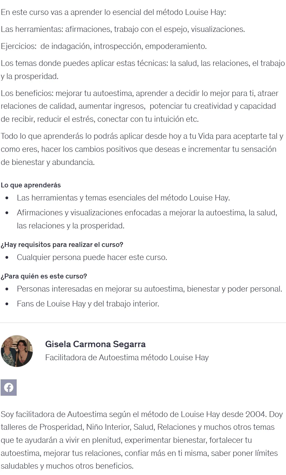 Las perlas de Louise Hay Gisela Carmona Segarra z
