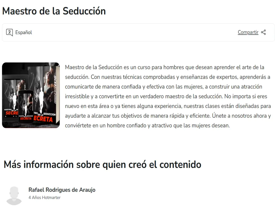 Maestro de la Seduccion Rafael Rodrigues de Araujo z