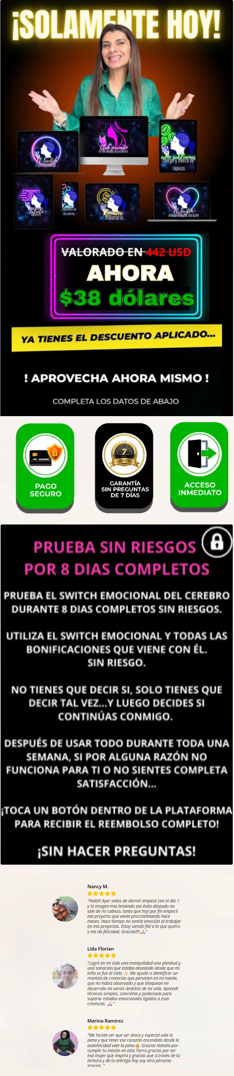 Switch Emocional del Cerebro Mujer Abundante Z