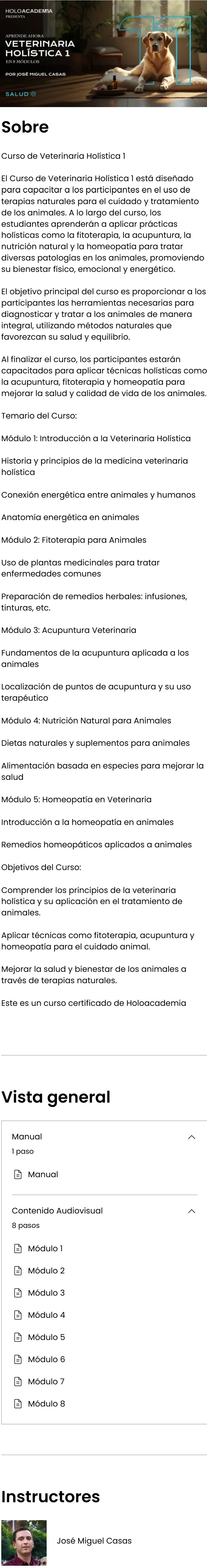Veterinaria Holistica 1 Holoacademia zz